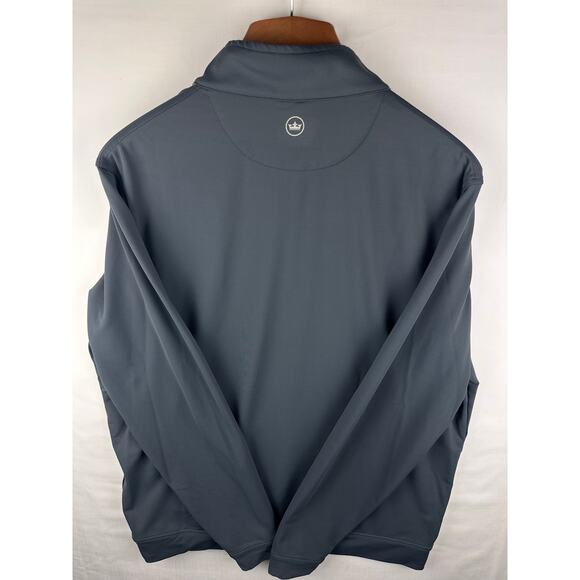 Peter Millar Summer Comfort  x NJGA Men's Size L 1/4 Zip Quarter Zip Long Sleeve - Picture 4 of 10